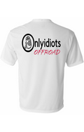 Only Idiots Offroad White T-Shirts *PINK*