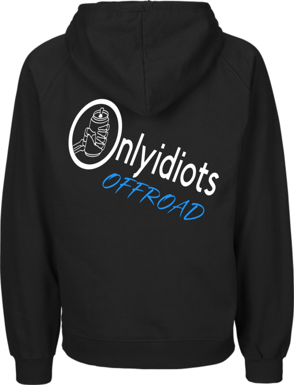 Only Idiots Offroad Black Pullover Hoodie