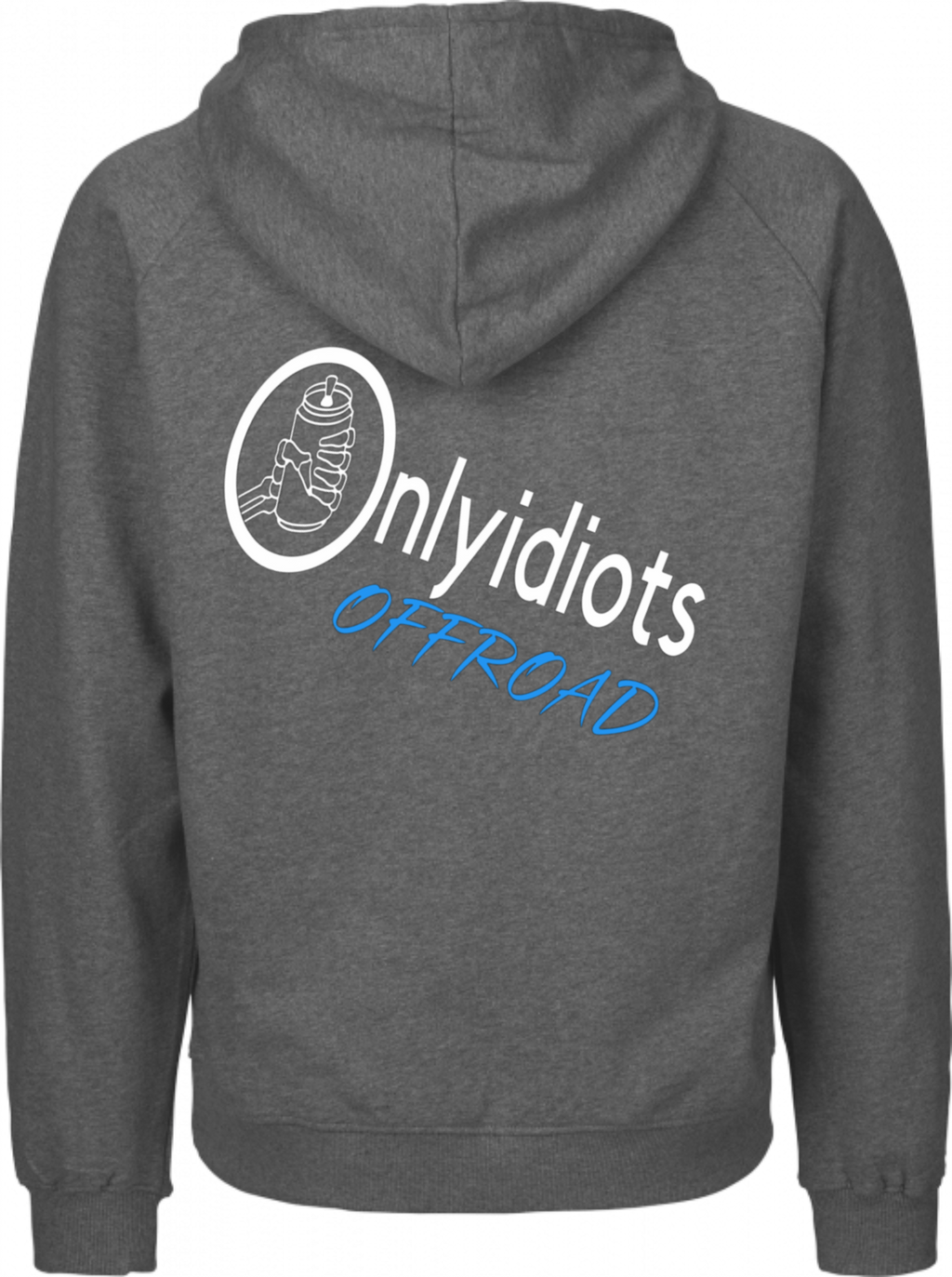 Only Idiots Offroad Gray Pullover Hoodie