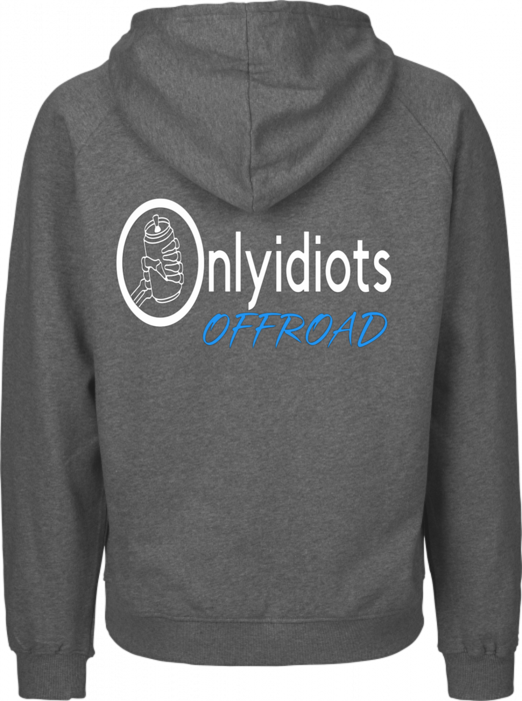 Only Idiots Offroad Gray Pullover Hoodie